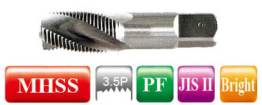 MHSS PF Straight Thread Pipe Tap MHSS PF Straight Thread Pipe Tap