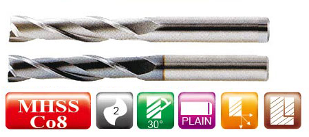 Ultra Cobalt Long-Flute End Mill - 2 Flutes Ultra Cobalt Long-Flute End Mill - 2 Flutes